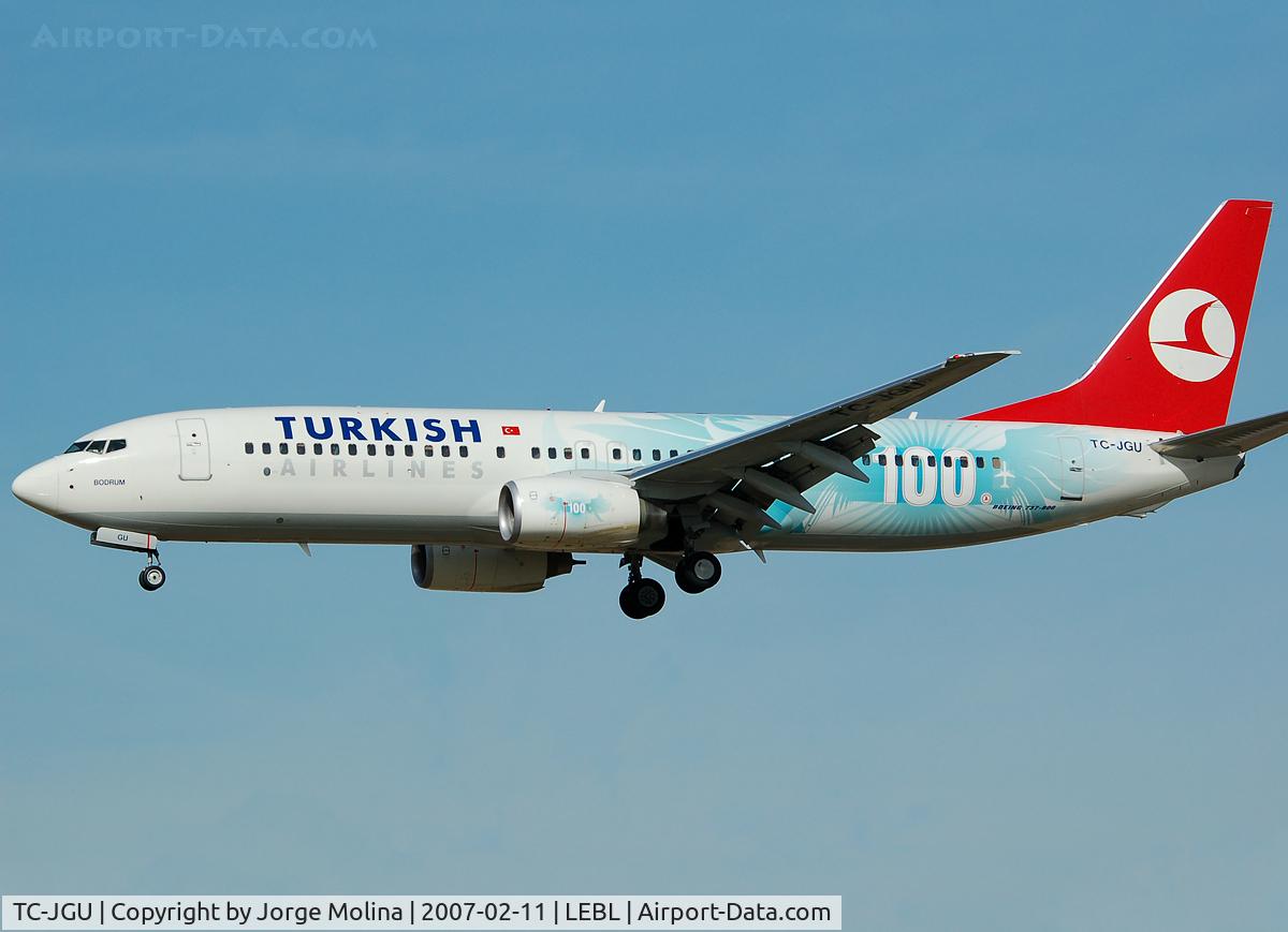 TC-JGU, 2006 Boeing 737-8F2 C/N 34418, 