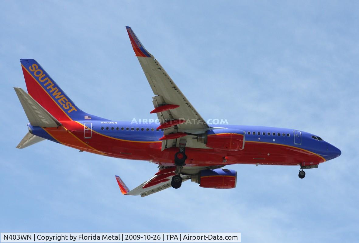 N403WN, 2001 Boeing 737-7H4 C/N 29815, SWA 737