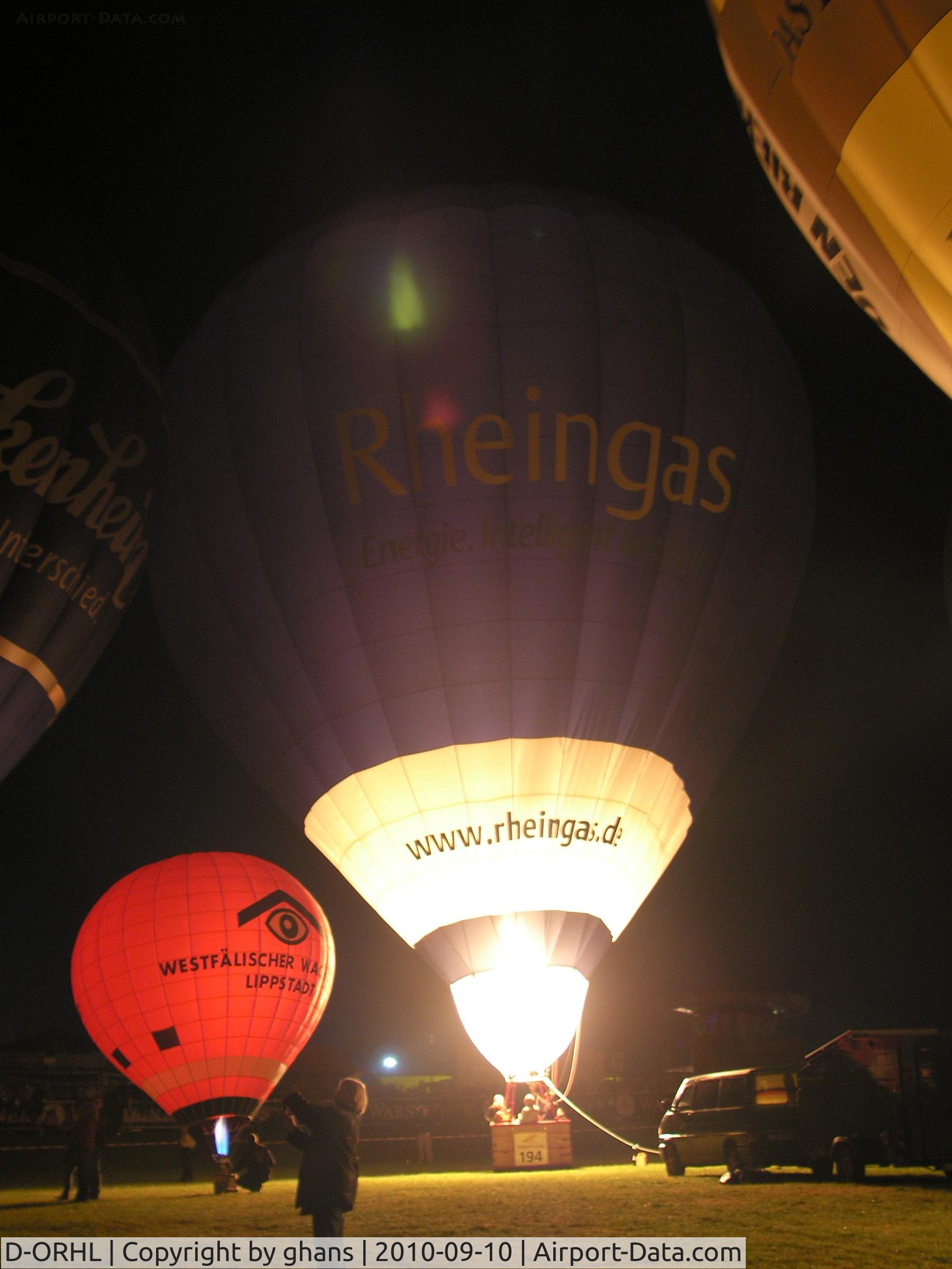 D-ORHL, 2010 Cameron Z-160 C/N 11440, WIM 2010 nightglow