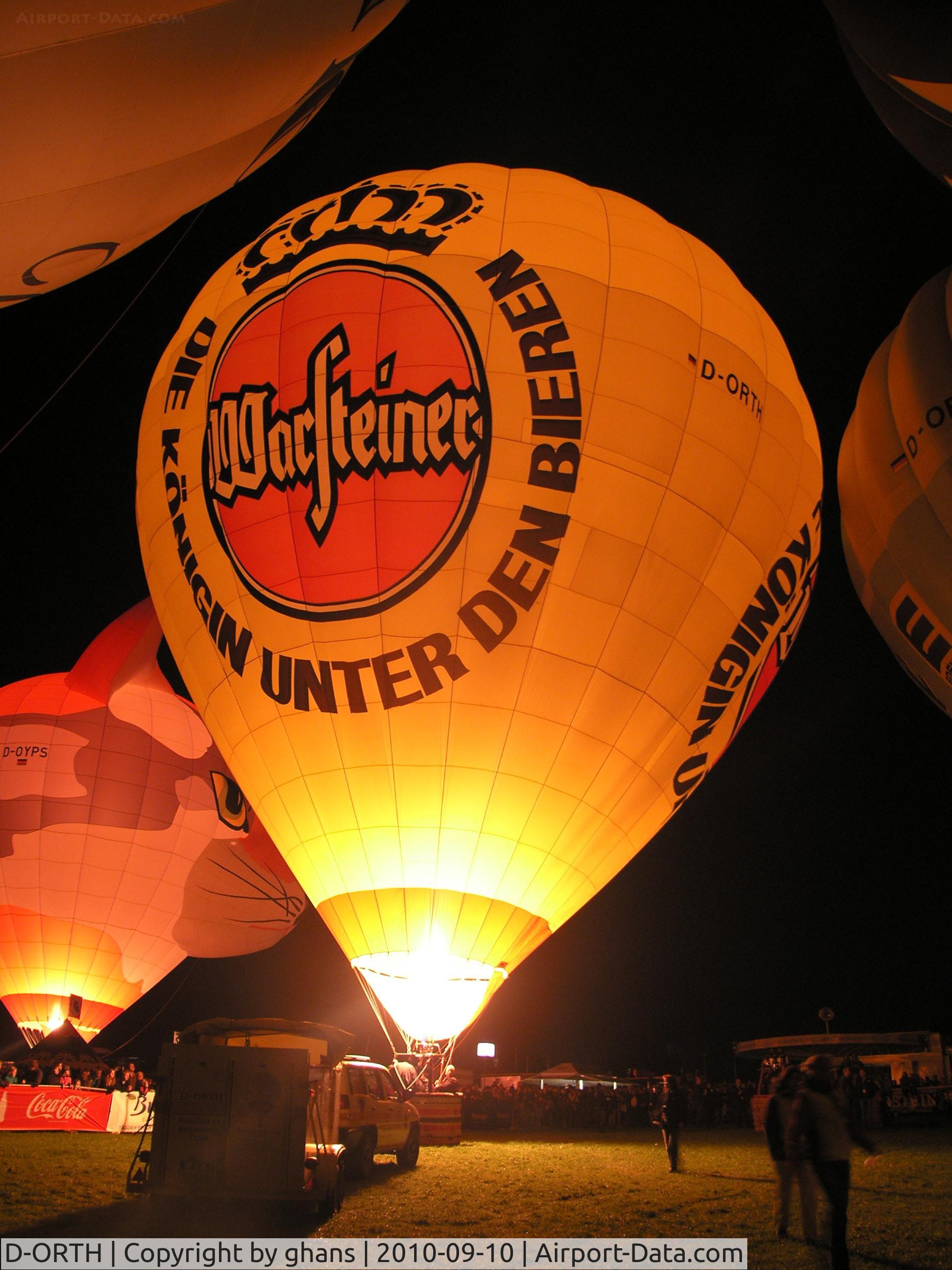 D-ORTH, 2002 Ultra Magic M-145 C/N 145/39, WIM 2010 nightglow