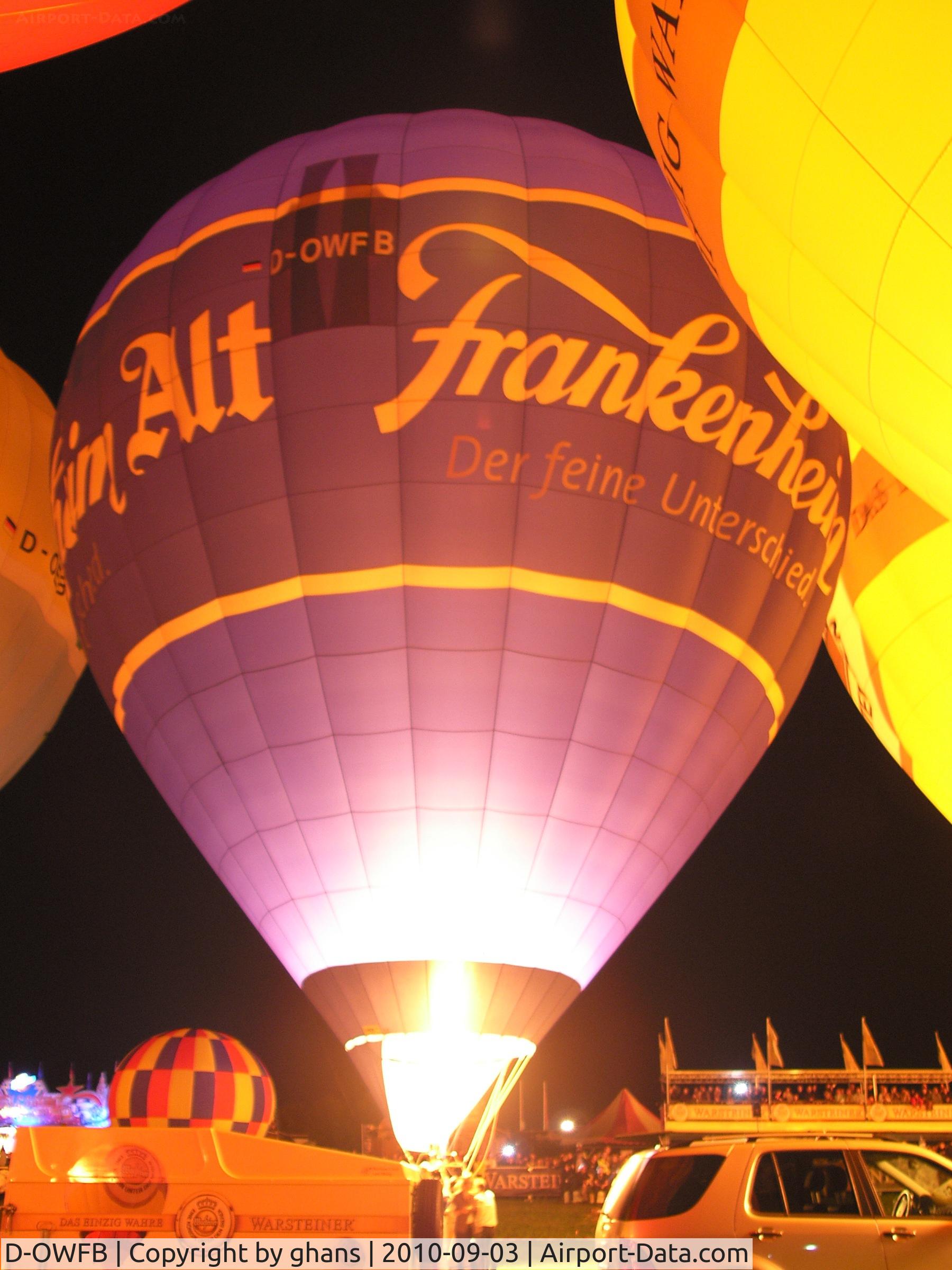 D-OWFB, 2006 Ultra Magic M-120 C/N 120/22, WIM 2010 nightglow