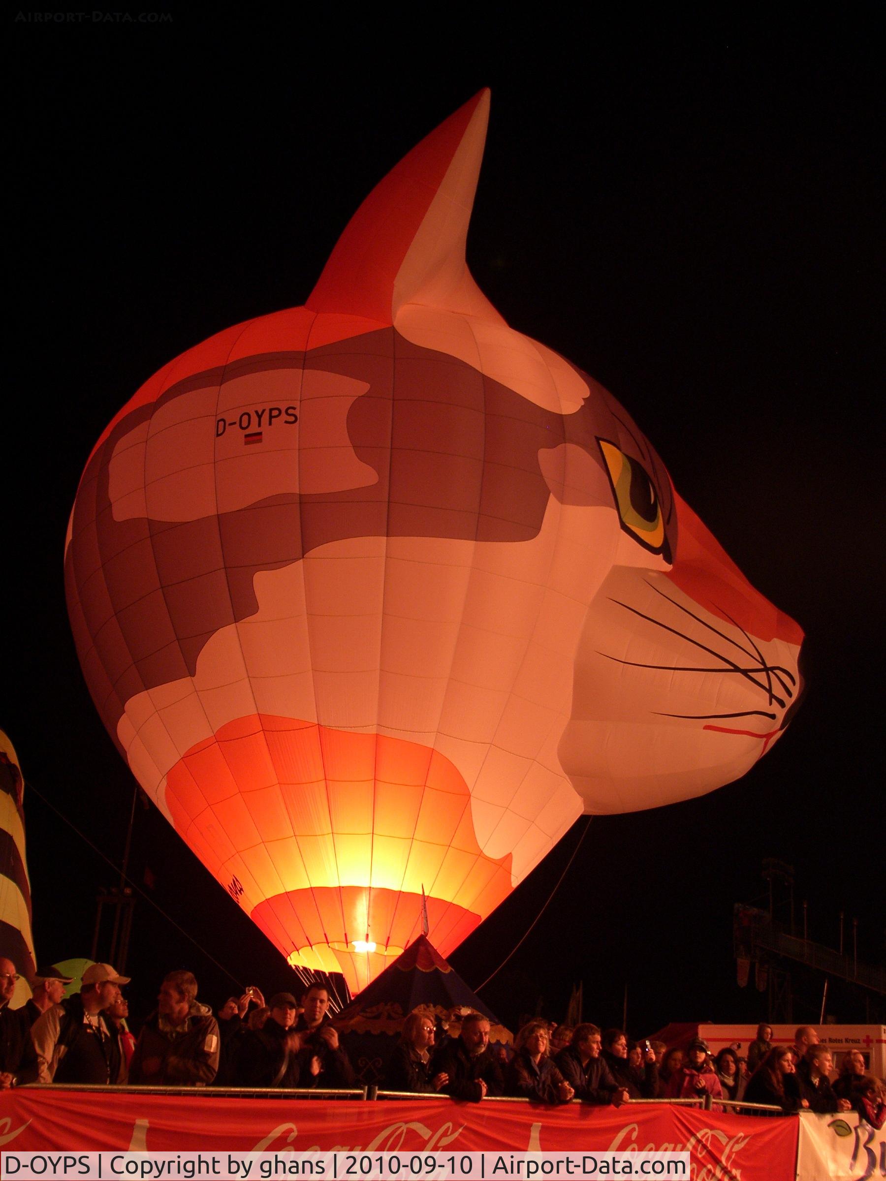 D-OYPS, 2009 Schroeder Fire Balloons 3000 C/N 1350, WIM 2010 nightglow