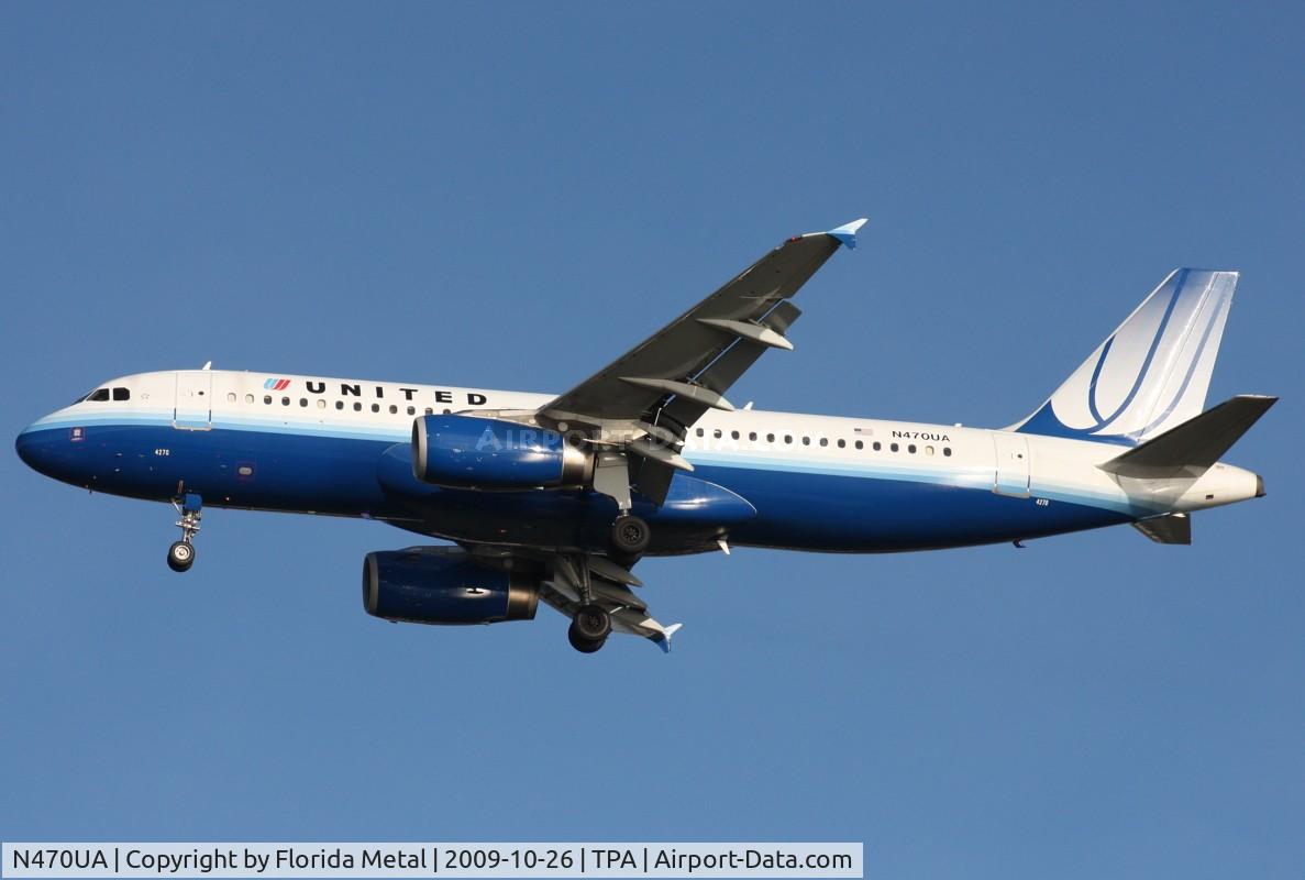 N470UA, 2001 Airbus A320-232 C/N 1427, United A320