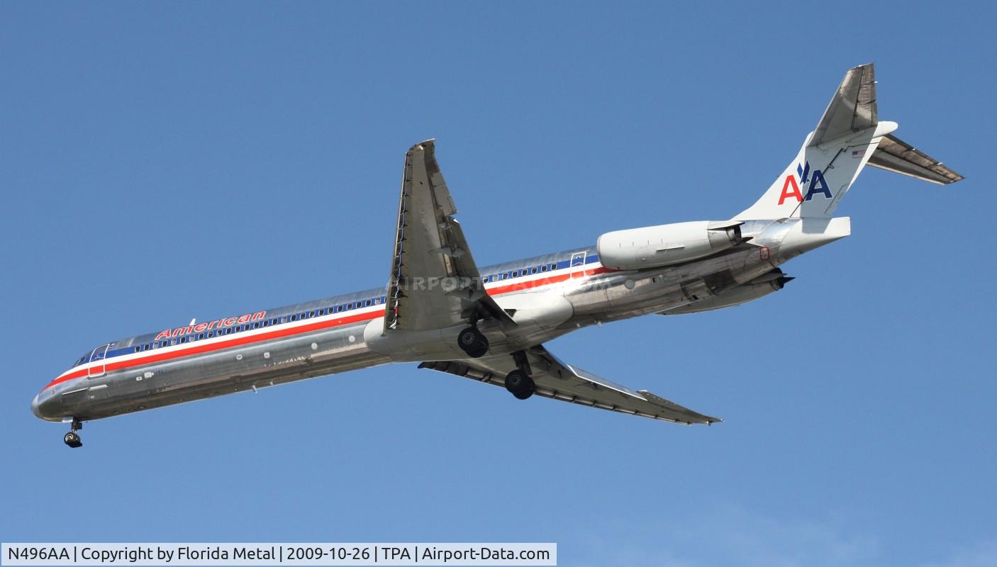 N496AA, 1989 McDonnell Douglas MD-82 (DC-9-82) C/N 49734, AA MD-82