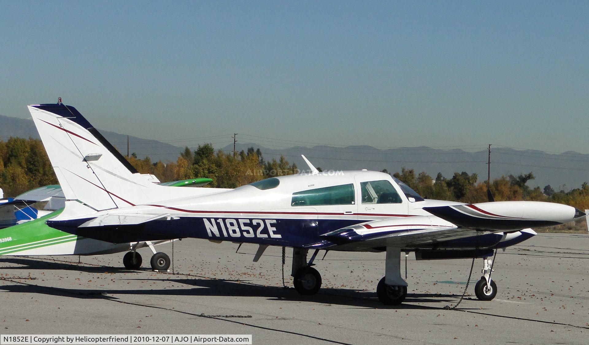N1852E, 1979 Cessna 310R C/N 310R1587, Parked and tied down