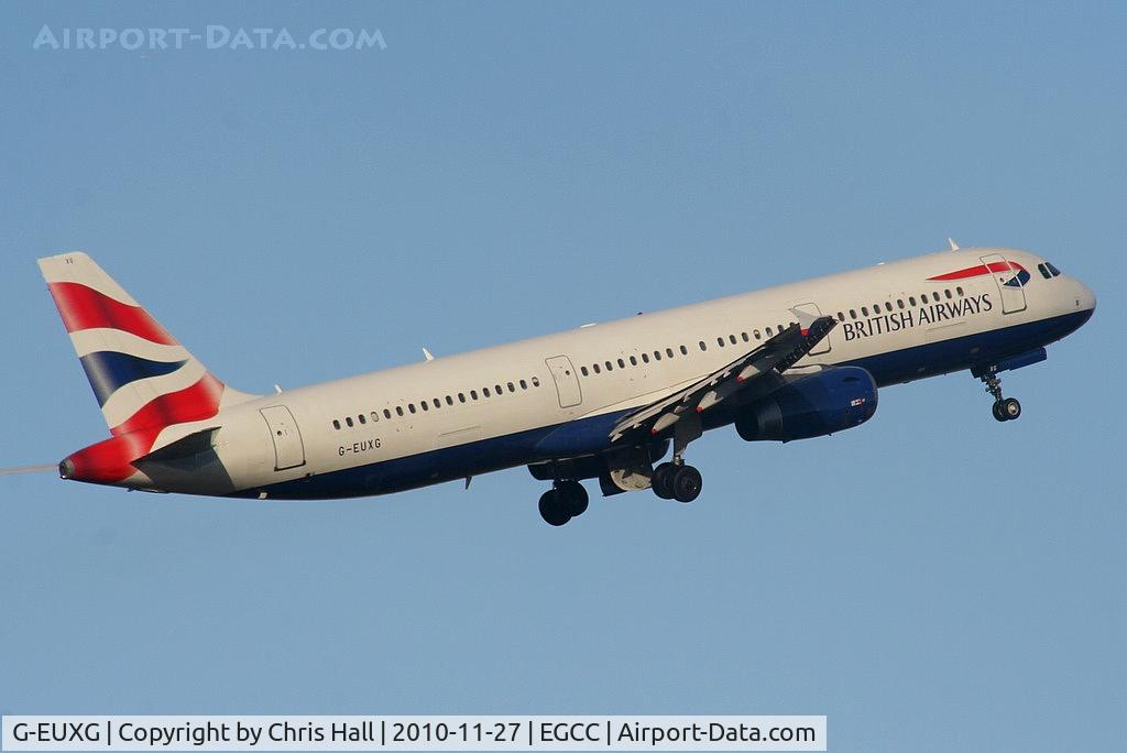 G-EUXG, 2004 Airbus A321-231 C/N 2351, British Airways A321 departing from RW05L
