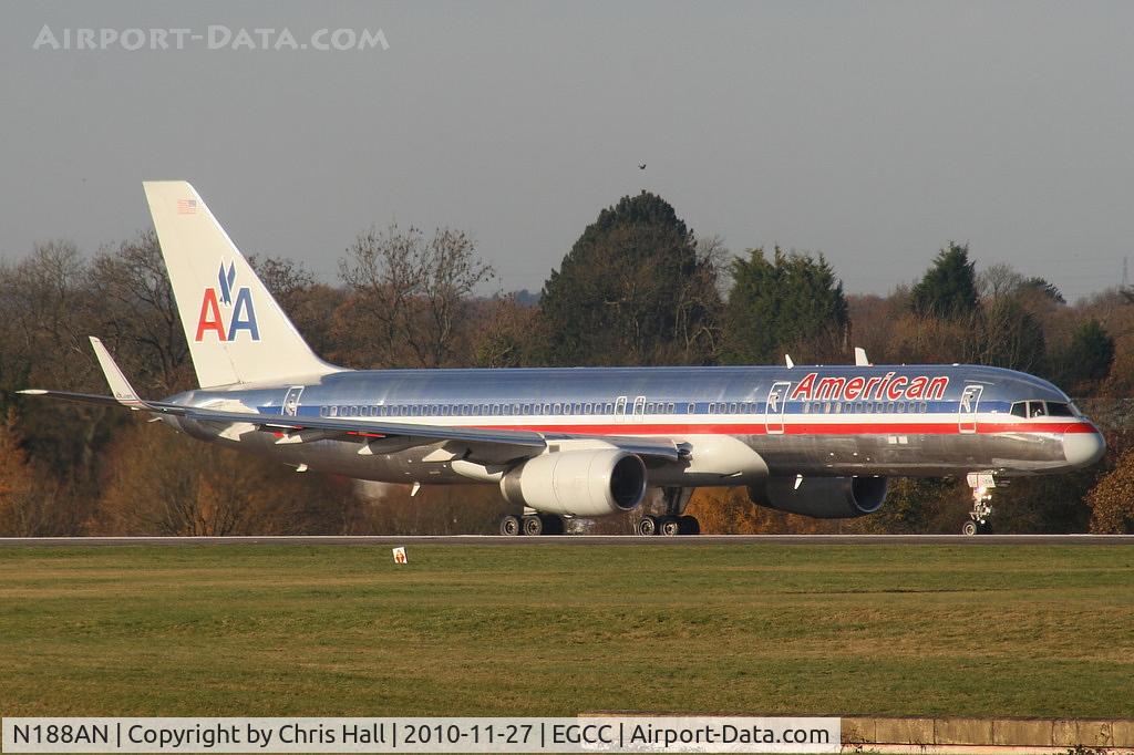 N188AN, 2001 Boeing 757-223 C/N 32382, American Airlines B757 ready to depart from RW05L