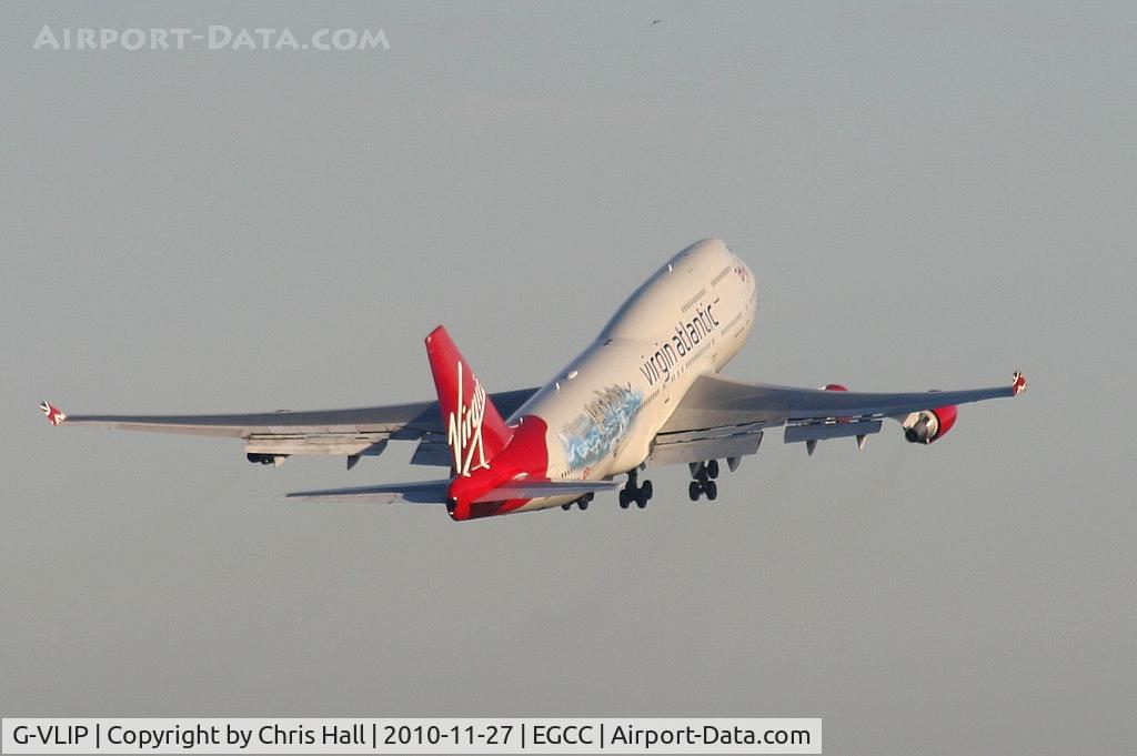 G-VLIP, 2001 Boeing 747-443 C/N 32338, Virgin Atlantic B747 departing from RW05L