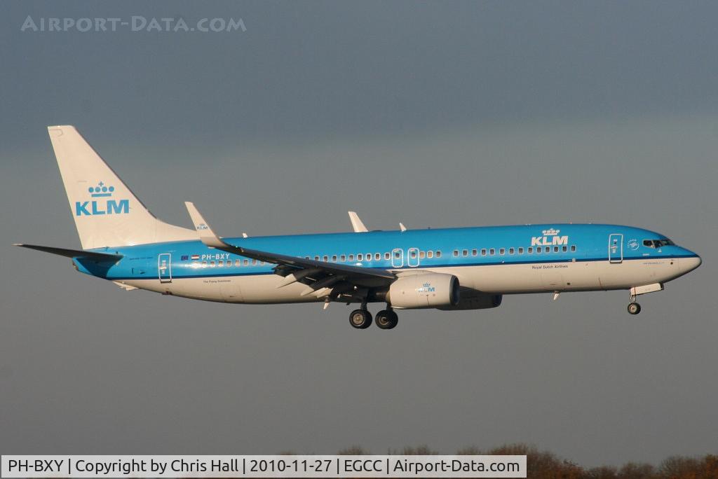 PH-BXY, 2008 Boeing 737-8K2 C/N 30372, KLM B737 landing on RW05L