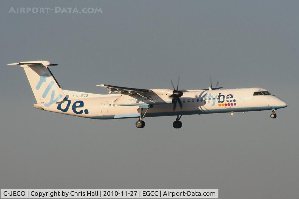 G-JECO, 2006 De Havilland Canada DHC-8-402Q Dash 8 C/N 4126, flybe Dash-8 on short finals for RW05L