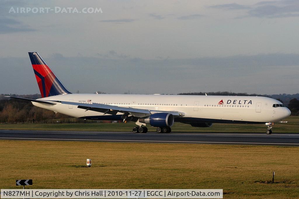 N827MH, 2001 Boeing 767-432/ER C/N 29705, Delta B767 just landed on RW05R