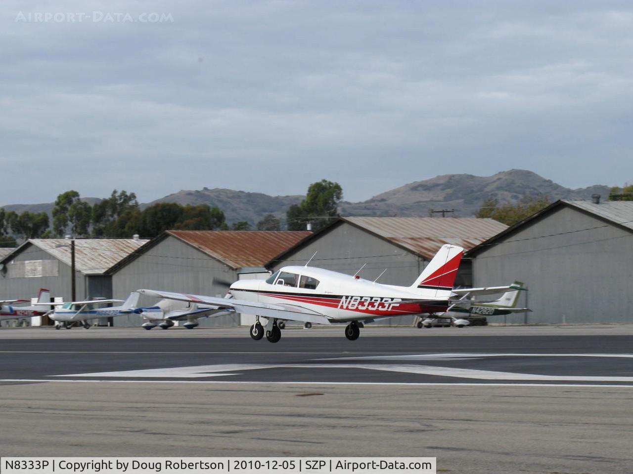 N8333P, 1963 Piper PA-24-250 Comanche C/N 24-3586, 1963 Piper PA-24-250 COMANCHE, Lycoming IO-540-C 250 Hp, landing Rwy 22