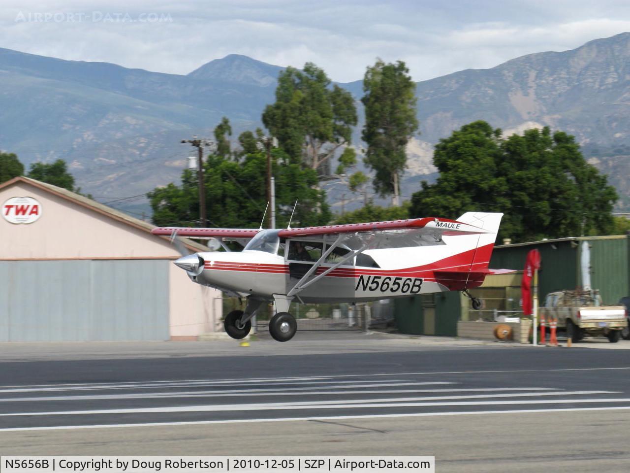 N5656B, 1983 Maule M-7-235 Super Rocket C/N 4002C, 1983 Maule M-7-235 SUPER ROCKET, Lycoming O-540-W1A5 235 Hp, Micro vortex generators, landing Rwy 22
