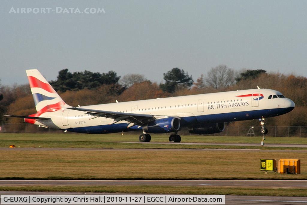 G-EUXG, 2004 Airbus A321-231 C/N 2351, British Airways A321 departing from RW05L