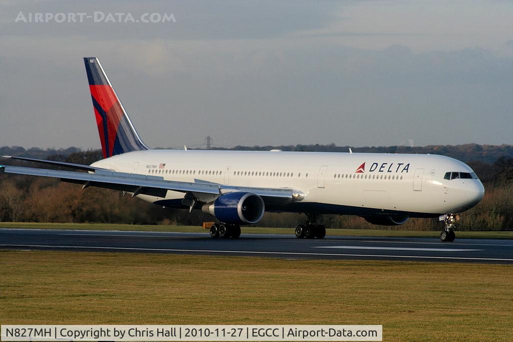 N827MH, 2001 Boeing 767-432/ER C/N 29705, Delta B767 just landed on RW05R