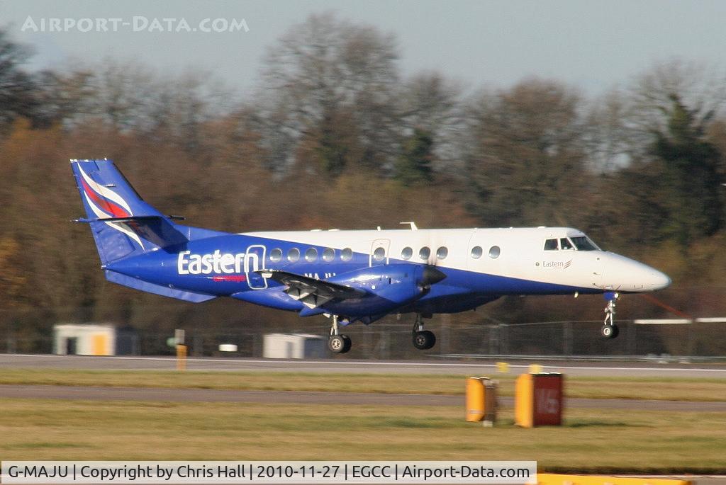 G-MAJU, 1995 British Aerospace Jetstream 41 C/N 41071, Eastern Airways Jetstream 41 touching down on RW05L