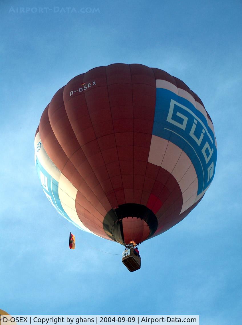 D-OSEX, 1994 Colt Balloons Ltd COLT 105A C/N 2070, WIM 2004