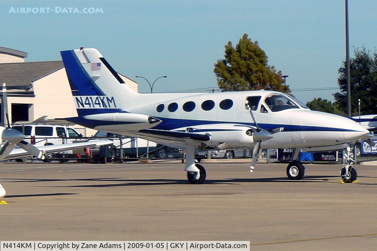 N414KM, 1976 Cessna 414 Chancellor C/N 414-0836, At Arlington Municipal - TX