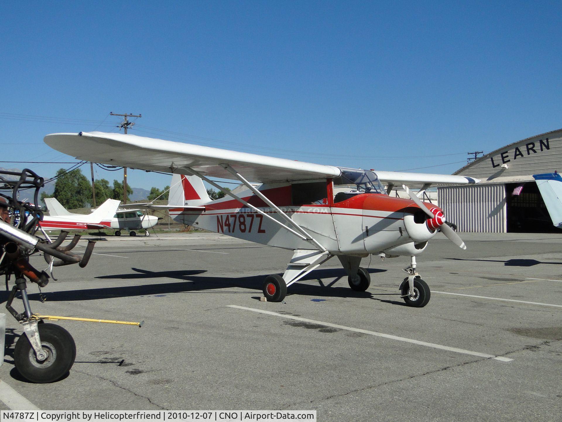 N4787Z, 1961 Piper PA-22-108 Colt C/N 22-8351, Parked on the west side