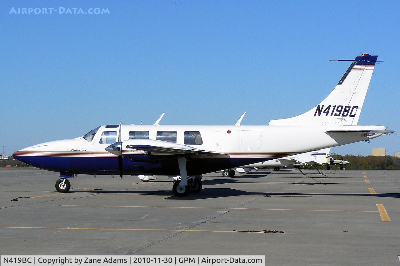 N419BC, 1982 Piper PA-60-602P Aerostar C/N 60-8265045, At Grand Prairie Municipal - TX