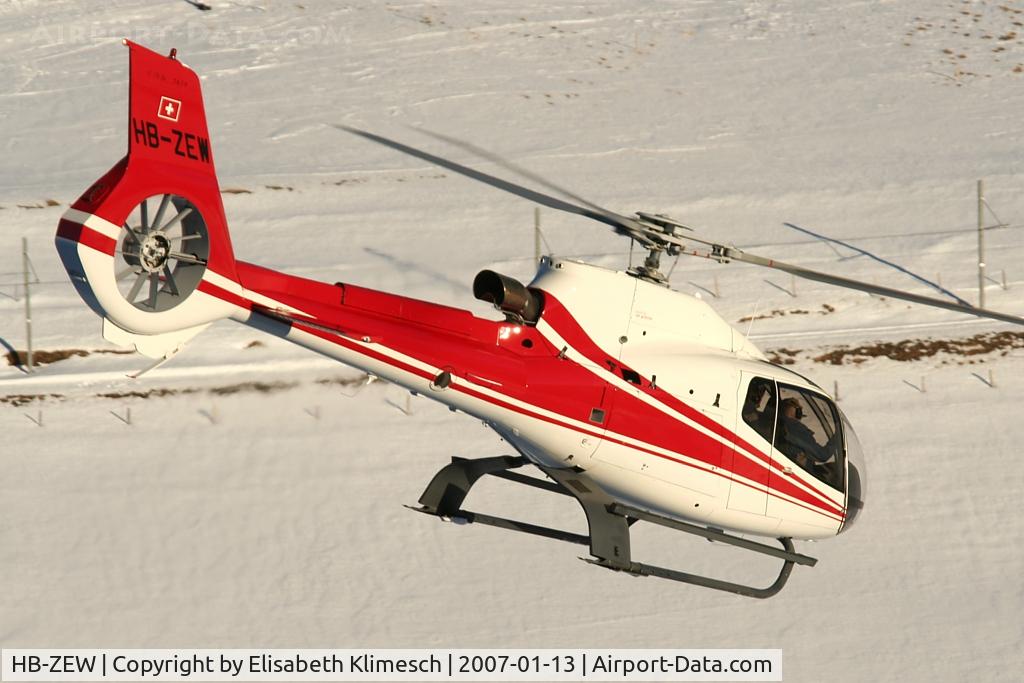 HB-ZEW, 2002 Eurocopter EC-130B-4 (AS-350B-4) C/N 3659, at Lauberhorn