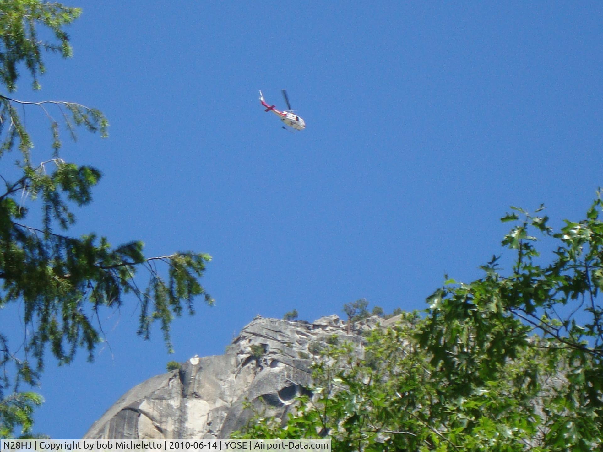 N28HJ, 1968 Bell 205A-1 C/N 30006, Yosemite rescue June 2010