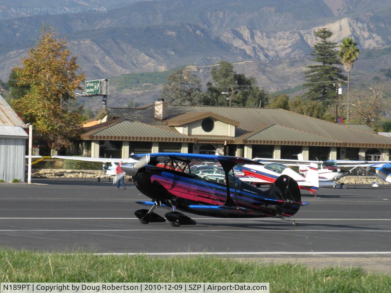 N189PT, 1993 Christen Eagle II C/N CIAGLIA 0001, 1993 Ciaglia/Haines CHRISTEN EAGLE II, Lycoming IO-360 A&C 200 Hp, landing roll Rwy 22