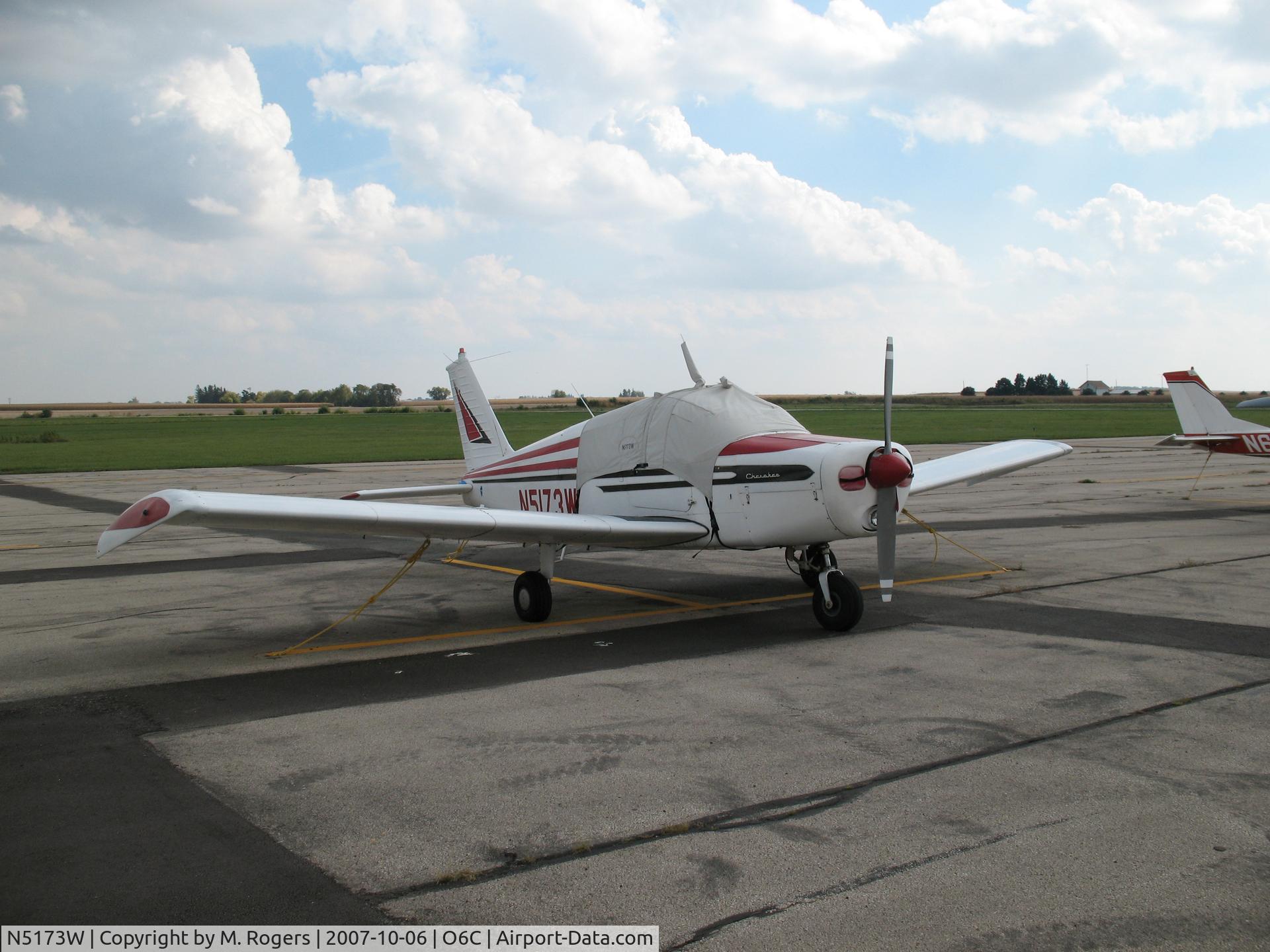N5173W, 1961 Piper PA-28-150 Cherokee C/N 28-204, I took this photo when I owned the plane and kept it at Schaumburg, Il. airport