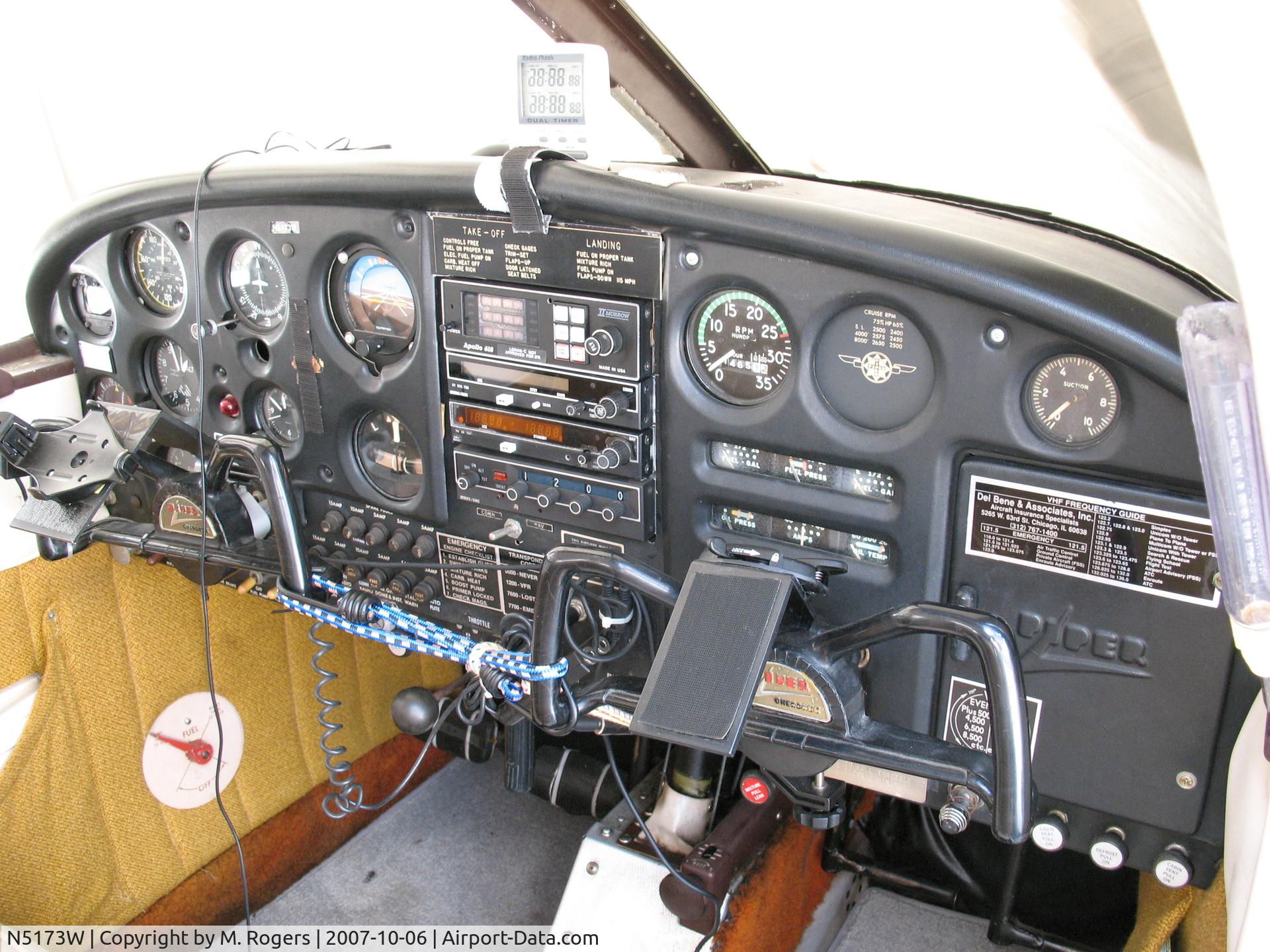 N5173W, 1961 Piper PA-28-150 Cherokee C/N 28-204, photo 3