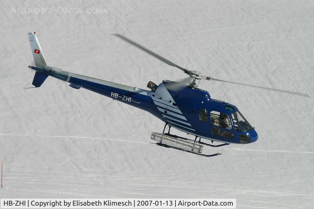 HB-ZHI, 2006 Eurocopter AS-350B-2 Ecureuil Ecureuil C/N 9075, at Lauberhorn