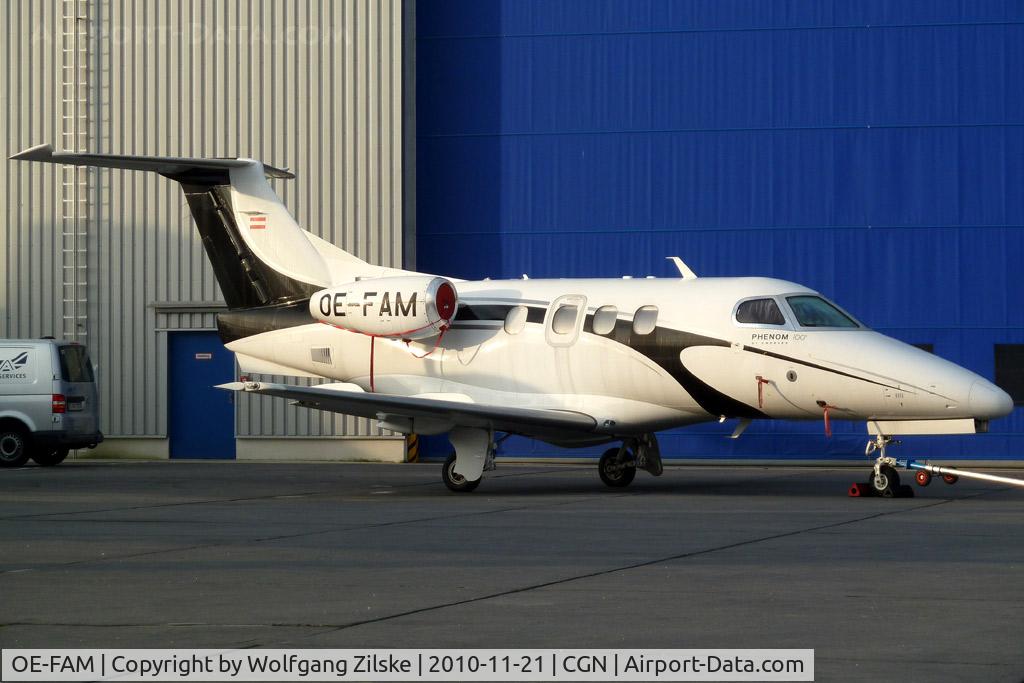 OE-FAM, 2009 Embraer EMB-500 Phenom 100 C/N 50000100, visitor