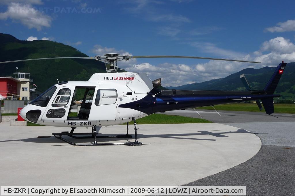 HB-ZKR, 1978 Aerospatiale AS-350B-2 Ecureuil C/N 1027, at Zell am See airfield