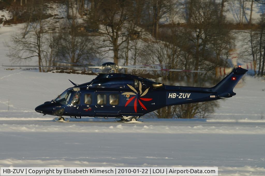 HB-ZUV, AgustaWestland AW-139 C/N 31236, at St.Johann/Tirol airfield
