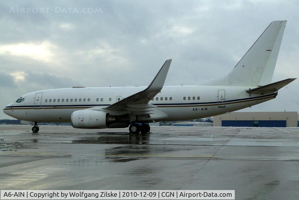 A6-AIN, 1999 Boeing 737-7Z5 BBJ C/N 29268, visitor