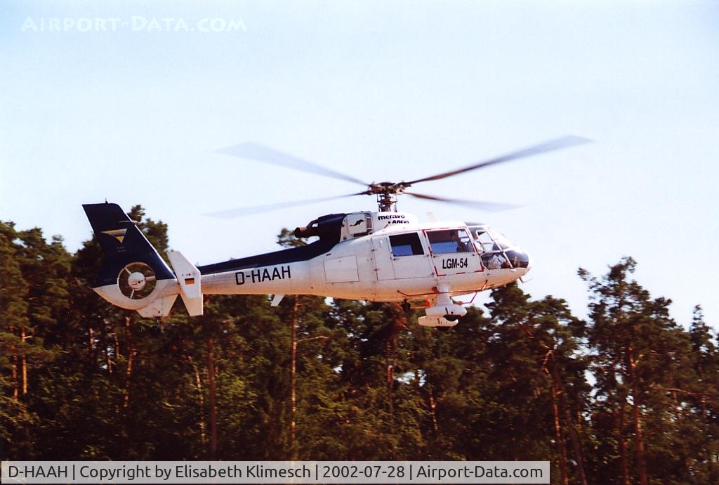 D-HAAH, Aerospatiale SA-360C Dauphin C/N 1005, at Hockenheimring heliport