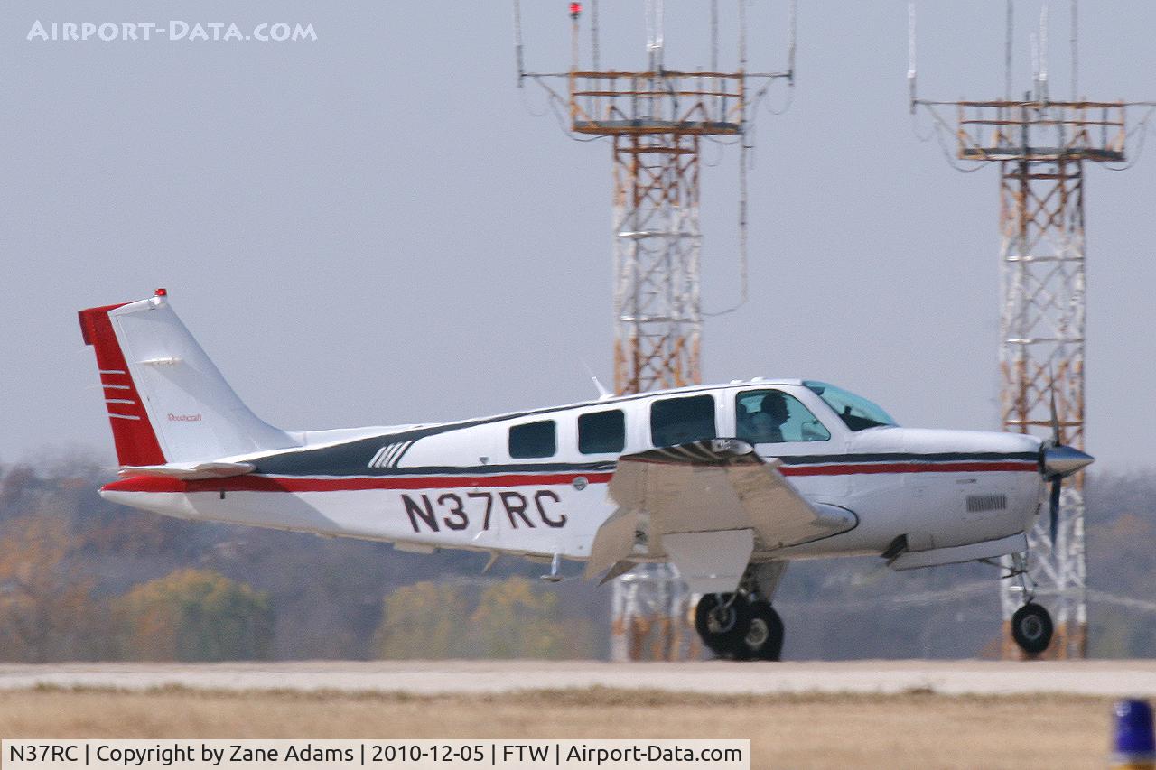 N37RC, 1995 Beech A36 Bonanza 36 C/N E-2986, At Meacham Field - Fort Worth, TX