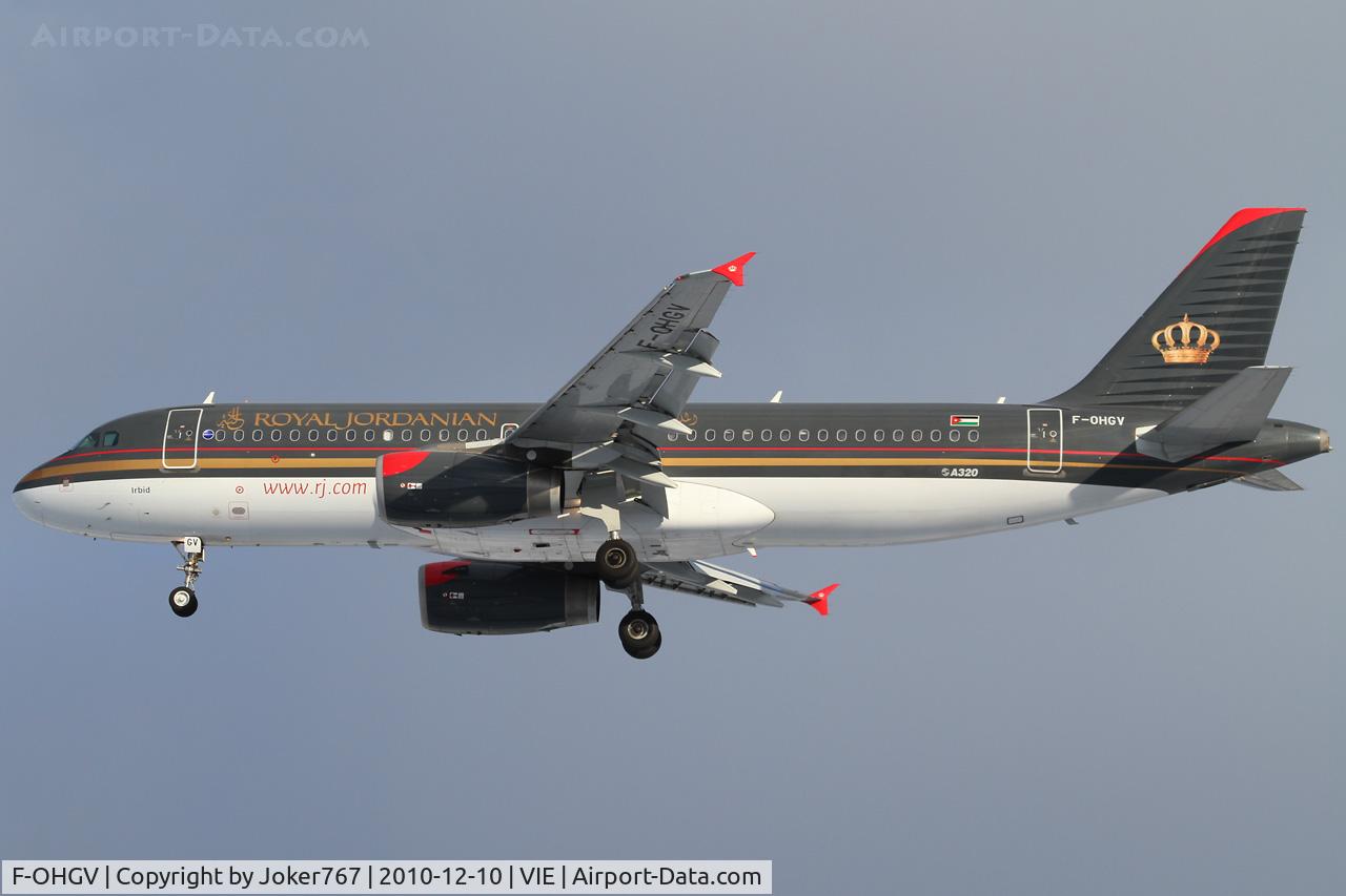 F-OHGV, 2006 Airbus A320-232 C/N 2649, Royal Jordanian Airlines