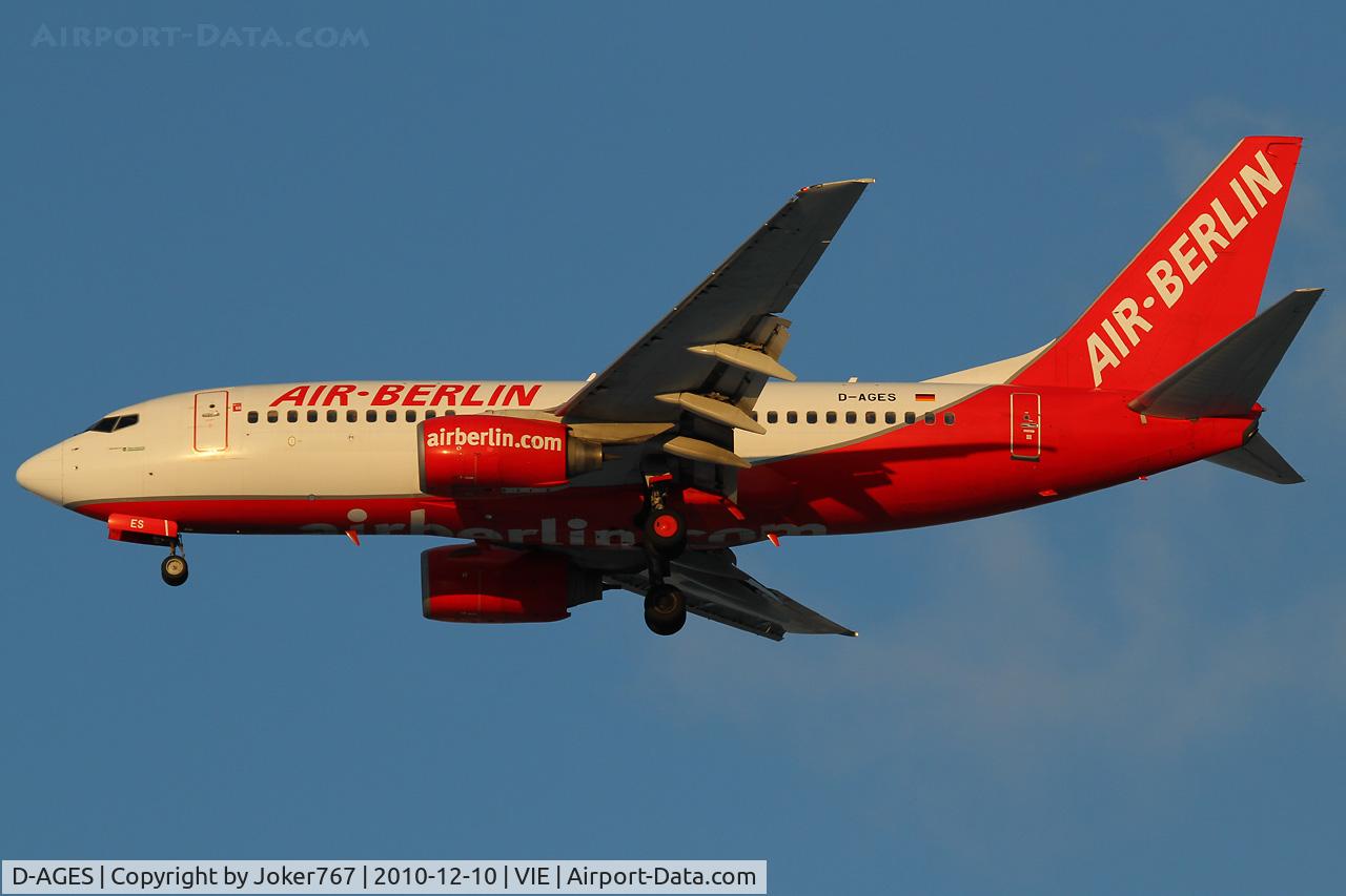 D-AGES, 1998 Boeing 737-75B C/N 28108, Air Berlin
