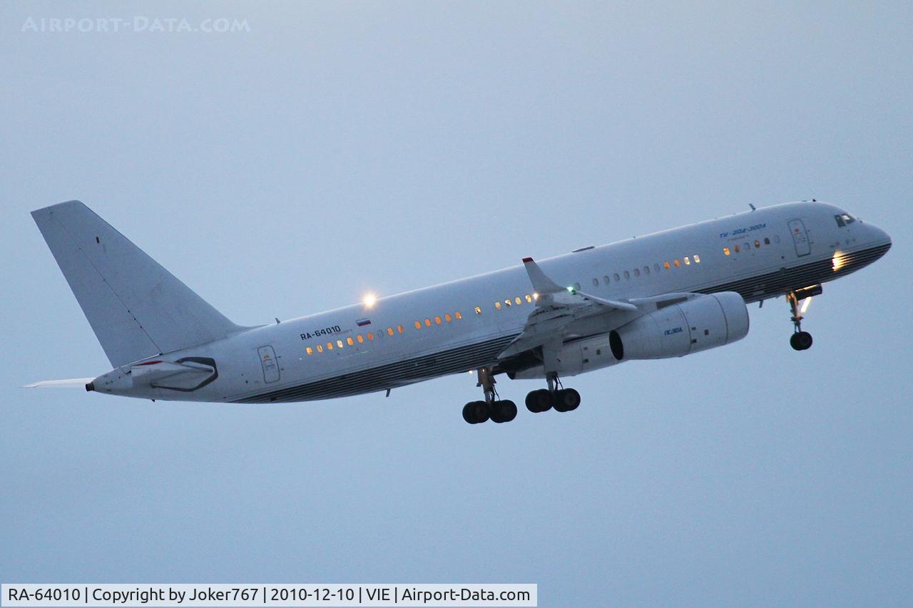 RA-64010, 1993 Tupolev Tu-204C C/N 145074-3164010, Business Aero