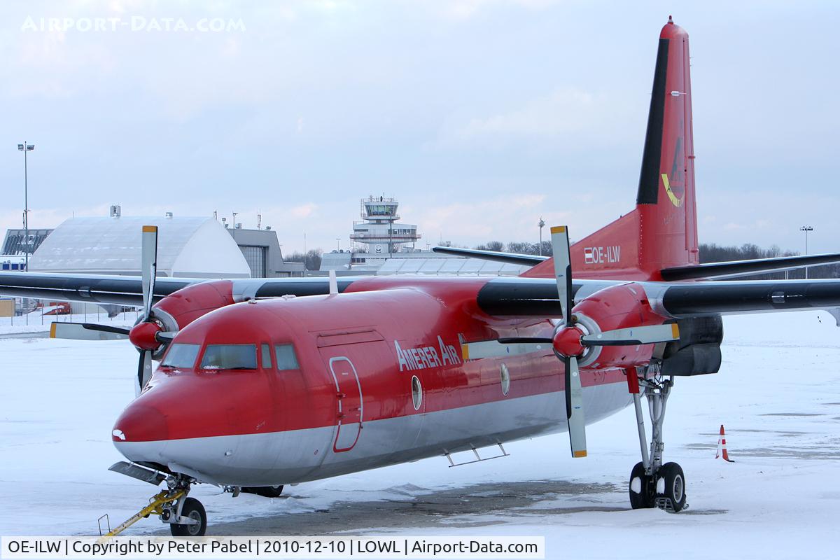 OE-ILW, 1985 Fokker F-27-500 Friendship C/N 10681, stored in Linz