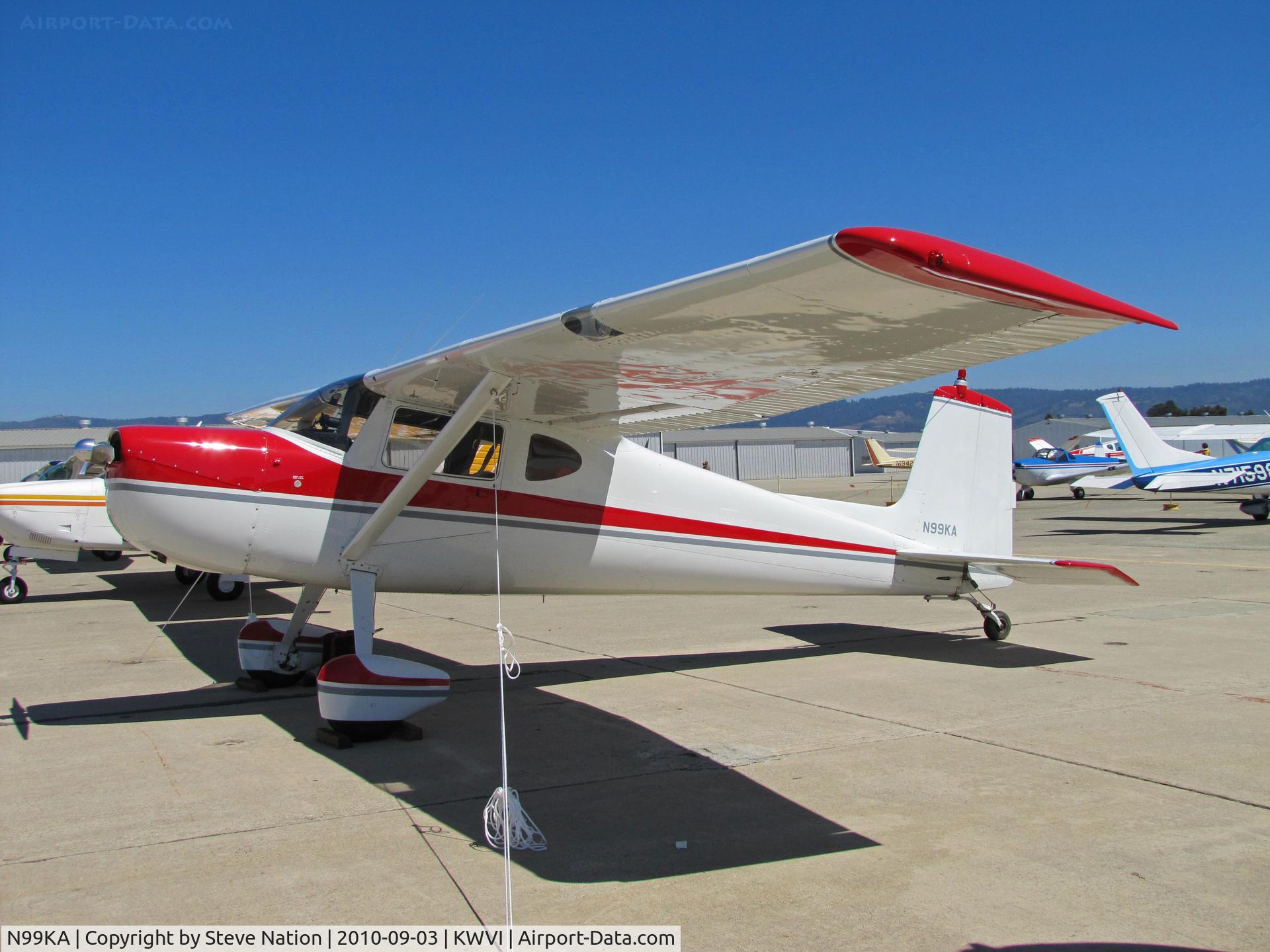 N99KA, 1959 Cessna 150 C/N 17786, Modesto, CA-based 1959 tail wheel modified Cessna 150 @ 2010 Watsonville Fly-in