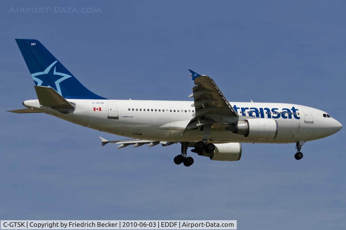 C-GTSK, 1990 Airbus A310-304 C/N 541, on final RW07R