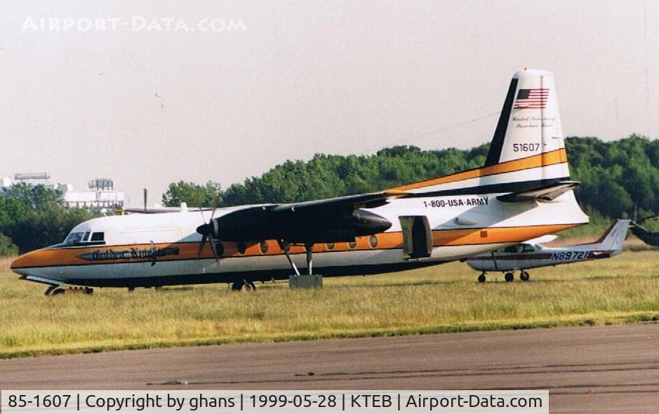 85-1607, 1983 Fokker C-31A (F27-400M) Troopship C/N 10653, very nice Fokker
