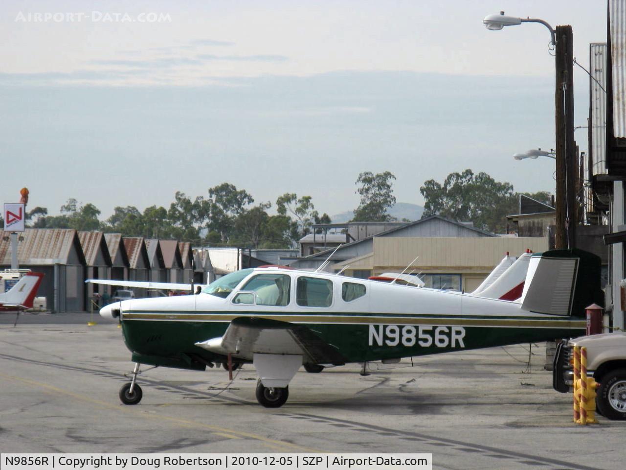 N9856R, 1960 Beech M35 Bonanza C/N D-6398, 1960 Beech M35 BONANZA, Continental IO-470-C 250 Hp