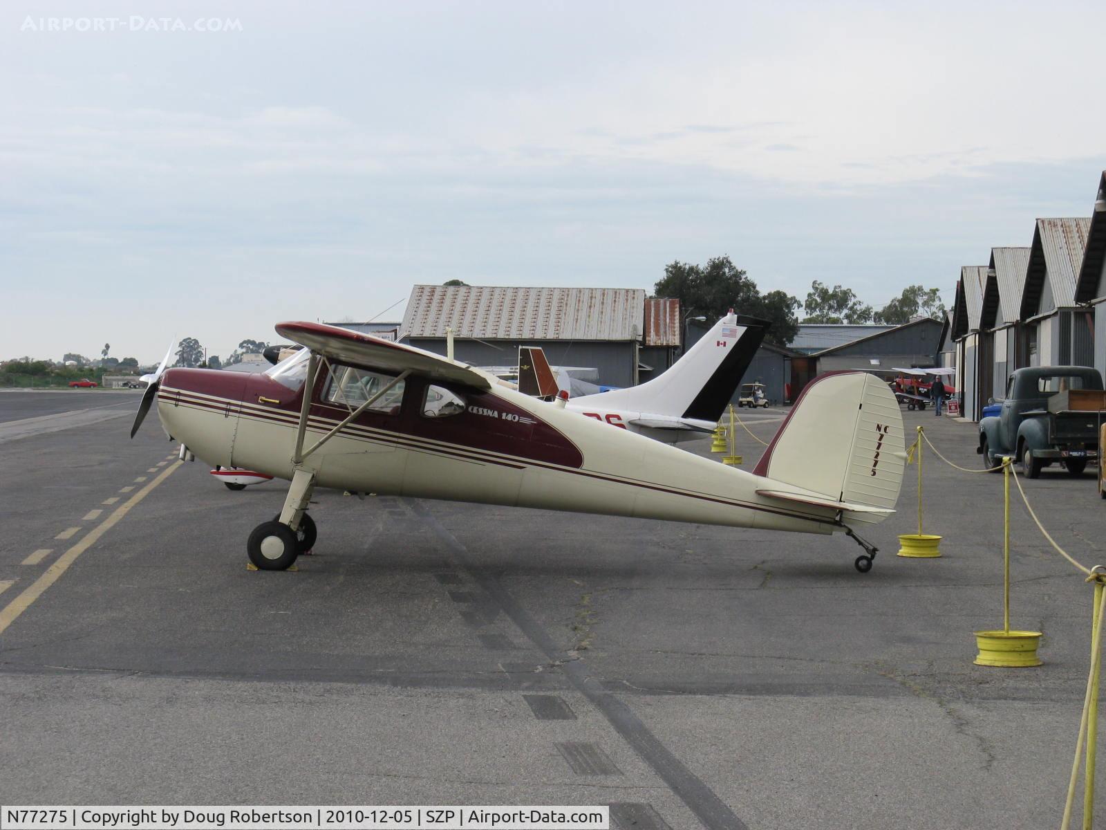 N77275, 1946 Cessna 140 C/N 11488, 1946 Cessna 140, Continental C85 85 Hp