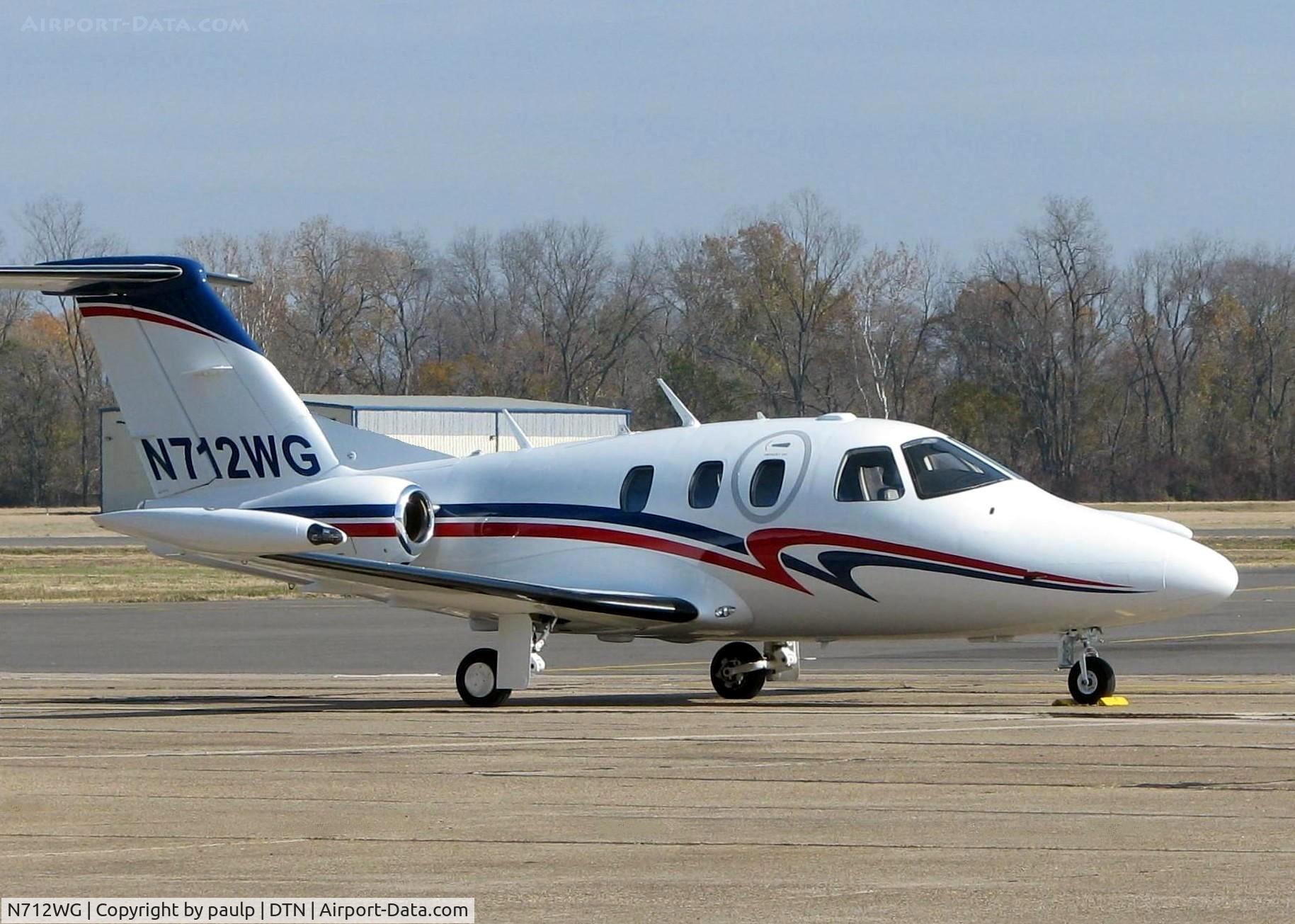 N712WG, 2008 Eclipse Aviation Corp EA500 C/N 000180, At Downtown Shreveport.