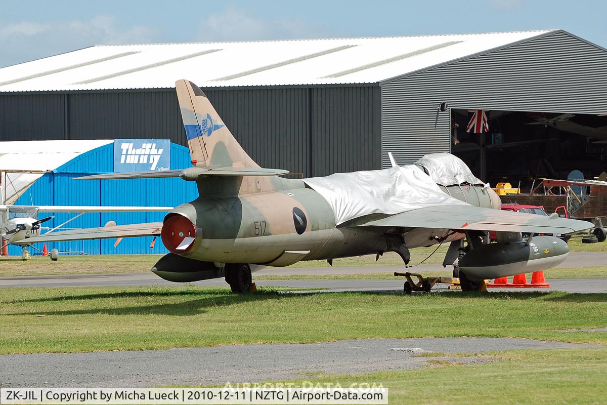 ZK-JIL, Hawker Hunter FR.74S C/N 41H/688080, At Tauranga