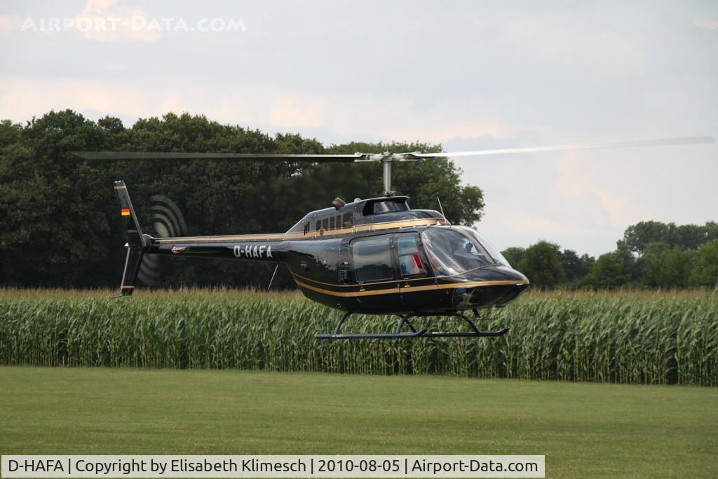 D-HAFA, 1967 Bell 206B-3 JetRanger III C/N 124, at Ahlen heliport