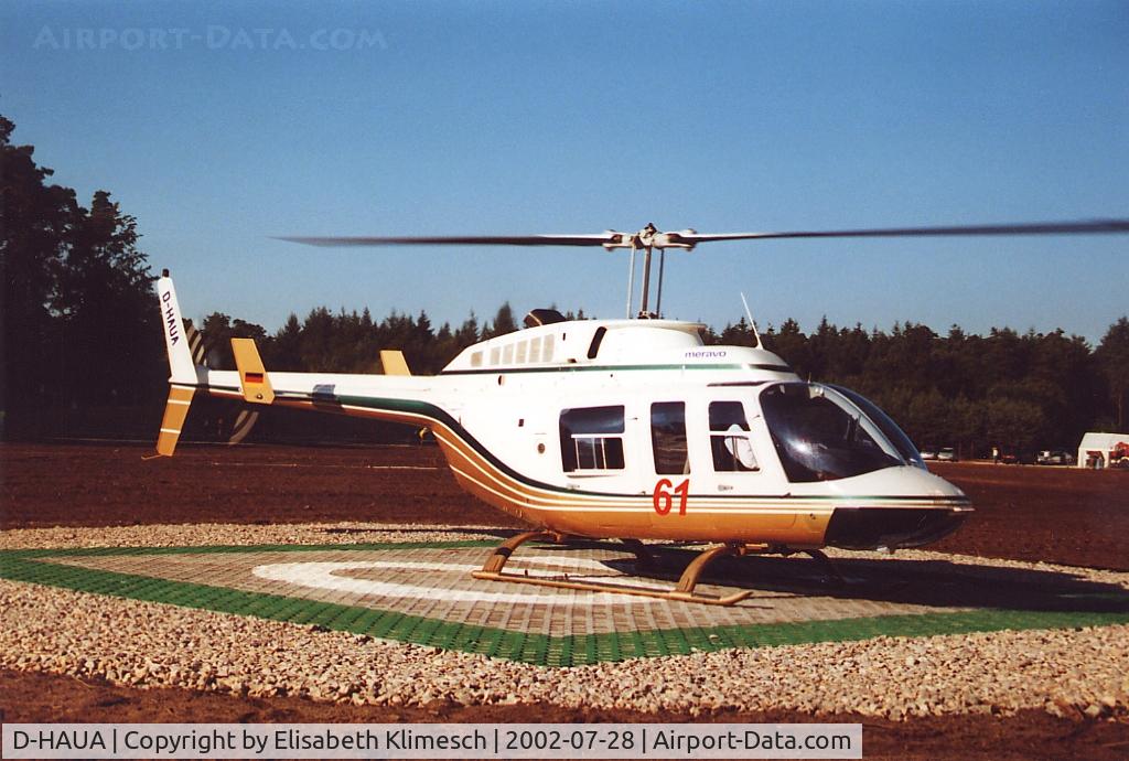 D-HAUA, 1989 Bell 206L-3 LongRanger III C/N 51328, at Hockenheimring heliport