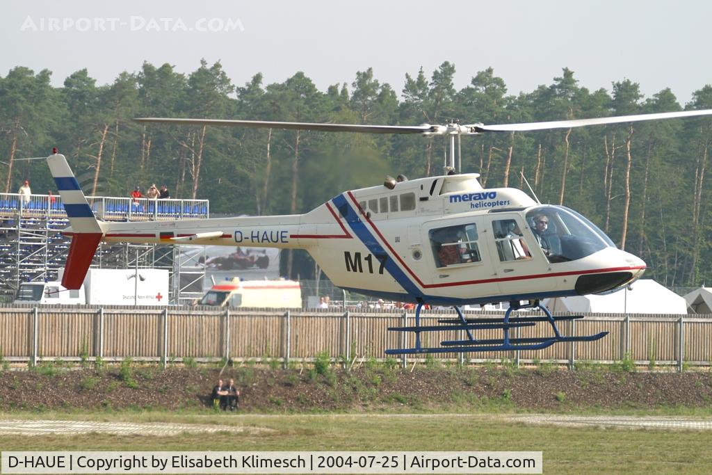 D-HAUE, Bell 206B-3 JetRanger III C/N 4195, at Hockenheimring heliport